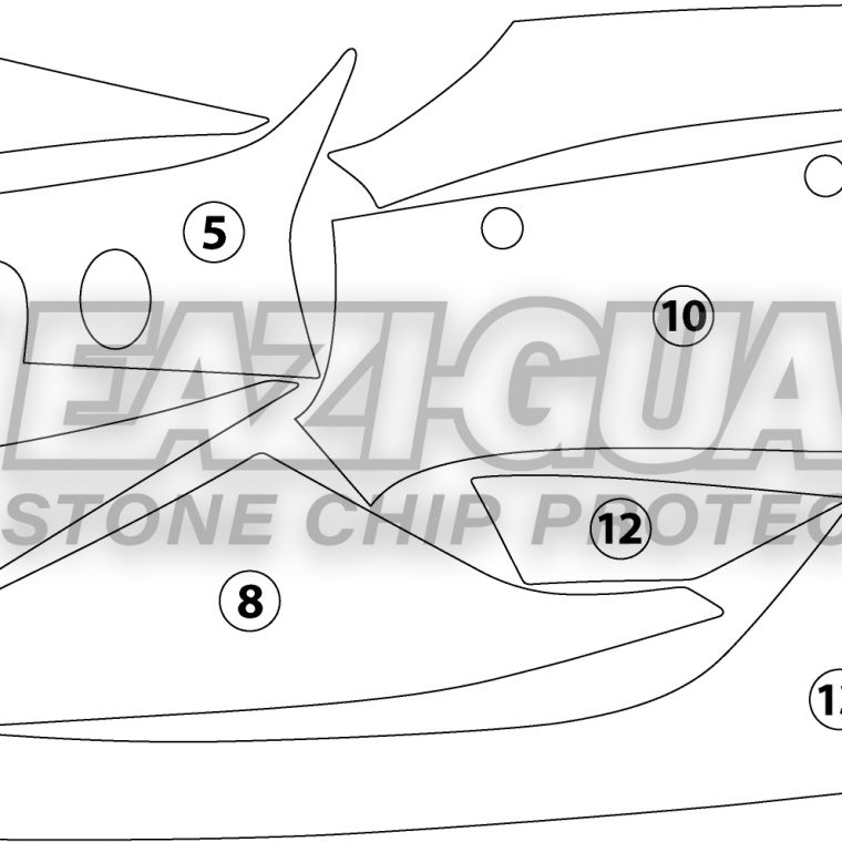 Paint Protection Kit Yamaha YZF R1 2020 2024 Eazi Grip Eazi Guard